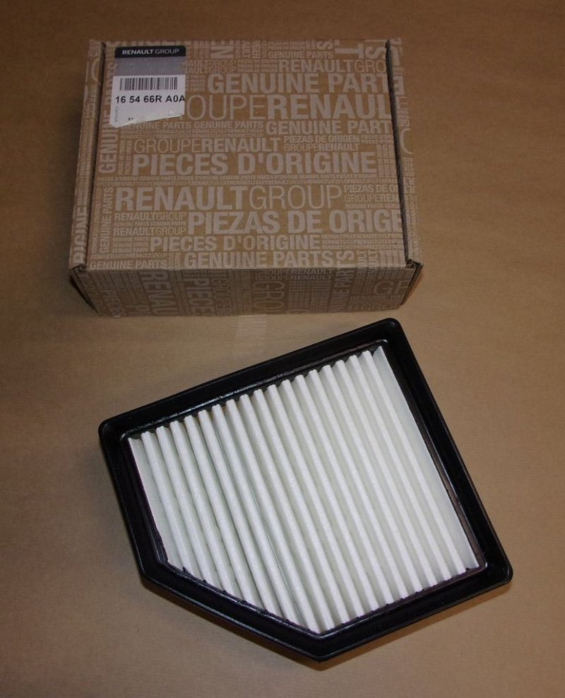 Filtre à air Renault Koleos II 2.5SCE, 165466RA0A, 