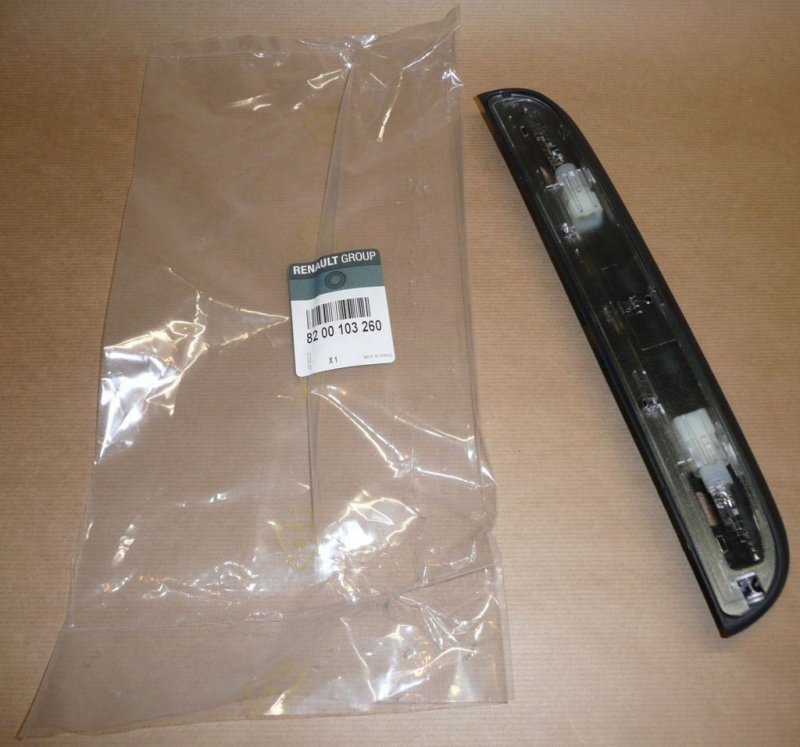 Original  Lampe de plaque d'immatriculation Renault Kangoo hayon , 8200103260