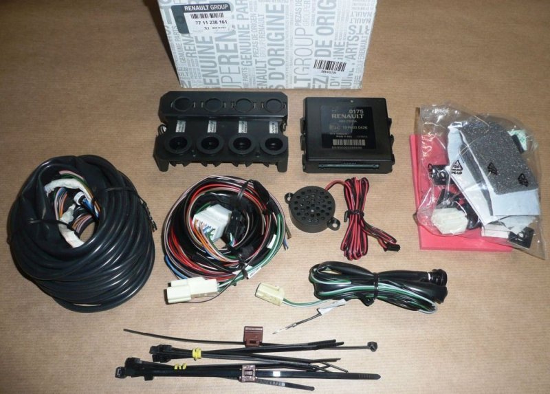 Original  Capteur de stationnement kit Renault Kangoo II Renault Megane II , 7711238161