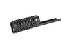 Front RIS 6 do replik typu M4/M16 - czarny