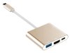 Przejściówka USB-C do HDMI + USB 3.0 HUB + USB-C Power do APPLE MacBook 12