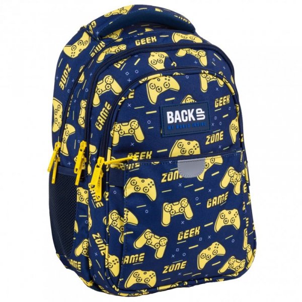 Plecak szkolny GAMER 3 komory profilowane plecy BackUp