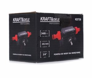 Pompa do wody na wkrętarkę  45l / min / 3/4 KD739