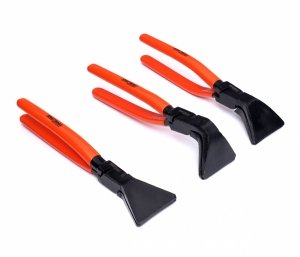 KOMPLET SZCZYPIEC DEKARSKICH DO GIĘCIA BLACHY 180° / 90° / 45° 275mm KD10453