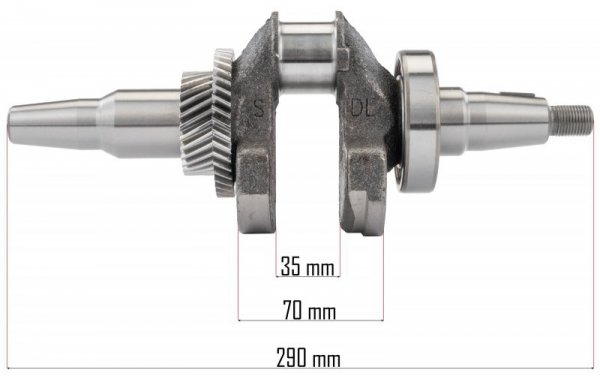 Wał korbowy do agregatu PM-AGR-6500/7500-WK
