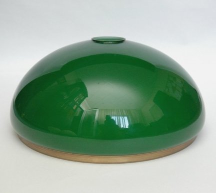 Klosz szklany duży 30cm zielony,lampa,E27