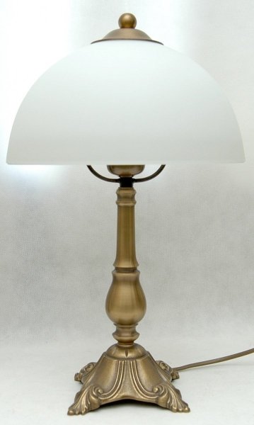 Lampka biurkowa mosiężna,lampka stołowa mosiądz