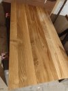 Blat dab lity lakierowany/olejowany kl.BC 40x540x950mm