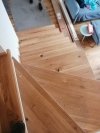 Trep dębowy lity drewniany kl.natur 40x320x1000mm
