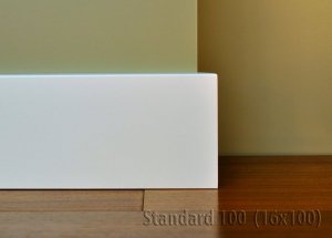 Cokół MDF Standard 100 16x100x2440mm biały