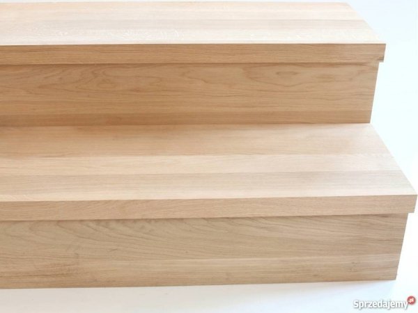 Trep dębowy lity drewniany kl.I 40x320x1000mm