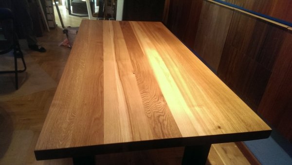  Stół lity dębowy + jesion 45x810x1720mm  