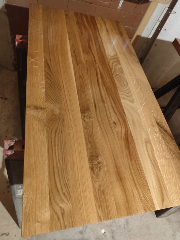 Blat dab lity lakierowany/olejowany kl.BC 40x540x950mm