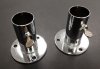 Dressing room with curtains, rounderd, pipe lenght is 198 cm, Chrome