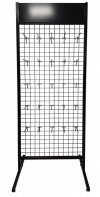 Display stand with 25 hooks