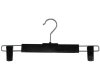 Hanger for jeans, Black Plastic and Crom tread