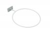 Holder, hook for ball, mounted to wall