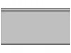 Plexi shelf for shoes with pricemarklist in front - 50 cm x 20 cm