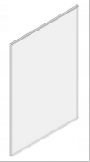 Plexi, acrylic pocket for vertical brochure A5