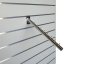 Chrome hook, hanger 40 cm for shop panel