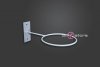 3 x Holder, hook for ball, mounted to wall
