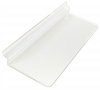 Plexi shelf for shoes without pricemarklist in front - 25 cm x 10 cm