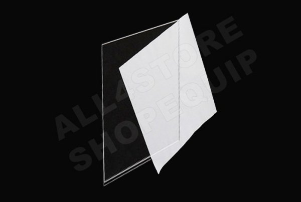 Plexi, acrylic pocket for vertical brochure A4