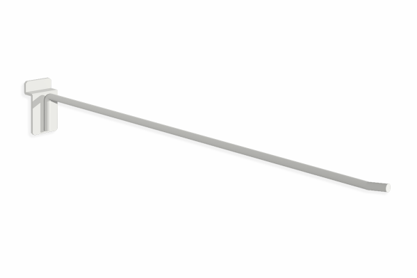 White single hook for panel 30 cm