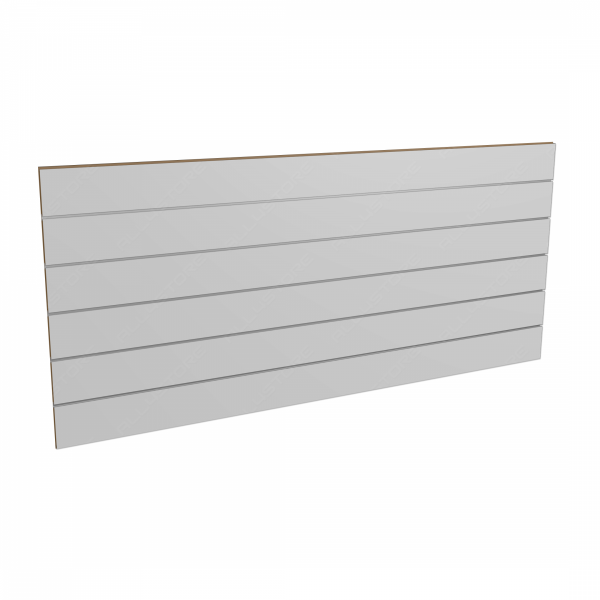 Panel sklepowy SZARY ze wsuwkami aluminiowymi 200 x 90 cm F15