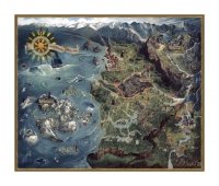 Wiedźmin - Puzzle 1000 el. Królestwa Północy Wiedźmin - Puzzle 1000 el. Królestwa Północy