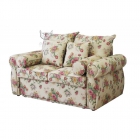 Sofa w kwiaty stylowa rozkładana English Rose 160 cm 