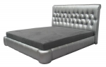 Pikowane łóżko Kendra materac 200x200 cm