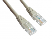 Patchcord UTP kat.5E 5m szary Patchcord UTP kat.5E 5m szary