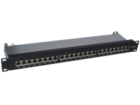 Patch panel STP kat.6A 24 porty LSA 1U Patch panel STP kat.6A 24 porty LSA 1U