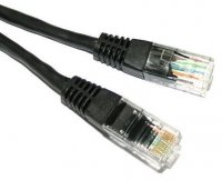 Patchcord UTP kat.5E 2m czarny Patchcord UTP kat.5E 2m czarny
