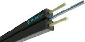 Kabel światłowodowy FTTH SM 4J 9/125 LSOH czarny Kabel światłowodowy FTTH SM 4J 9/125 LSOH czarny
