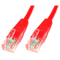 Patchcord UTP kat.5E 2m czerwony Patchcord UTP kat.5E 2m czerwony