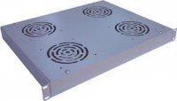 Wentylator 19" 1U 4 wiatrakowy bez termostatu Wentylator 19" 1U 4 wiatrakowy bez termostatu