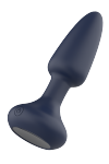 Dream Toys StarTroopers Venus Rotating Anal Plug with Remote - korek analny z wibracjami (granatowy)