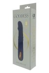Dream Toys Goddess Collection Afrodite Up And Down Vibrator With Rotating Beads - wibrator wibrujący (niebieski)