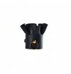 Zalo & Upko Leather Lacelike Handcuffs - kajdanki (czarne)
