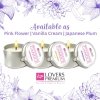LoversPremium Massage Candle Japanese Plum 50 ml - świeca do masażu (japońska śliwka)