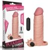 Add 2 Pleasure X Tender Vibrating Penis Sleeve Flesh