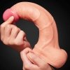 10 Dual Layer Platinum Silicone Cock