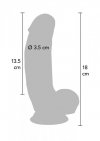 Silicone Dildo 7 inch w Balls