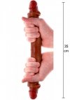 Silicone Foreskin D-Dong 35 cm Caramel skin tone