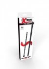 Ribbed Penis Dilator Set 2 pcs Black