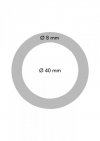 Pierścień-COCKRING RVS 8MM - 40MM