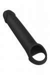 Dream Toys RAMROD VIBRATING EXTENDER WTH REMOTE - nakładka na penisa z wibracjami (czarny)