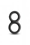 NS Novelties RENEGADE TWOFOLD BLACK - pierścień erekcyjny (czarny